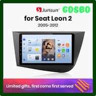 GDSBD Junsun Draadloze Carplay แอนดรอยด์วิทยุอัตโนมัติ VOR Stoel Leon Mk2 2005-2012 Speler มัลติมีเดียอัตโนมัติ Gps 2 Din Autoradio BDSHH