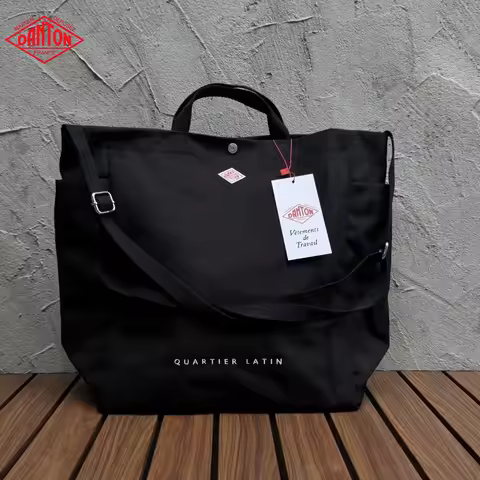 DANTON Japanese‑Style Oxford Cloth Tote Bag, Workwear‑Style 2‑Way Shoulder & Hand‑Carried Casual Dai