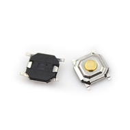 AGBBG 20pcs 4*4*1.5mm LIGHT TOUCH SWITCH ON/OFF ปุ่ม Micro Switch SMD 4Pin สวิตช์