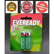 EVEREADY RECHARGEABLE BATTERIES 2's AA 1300mAh