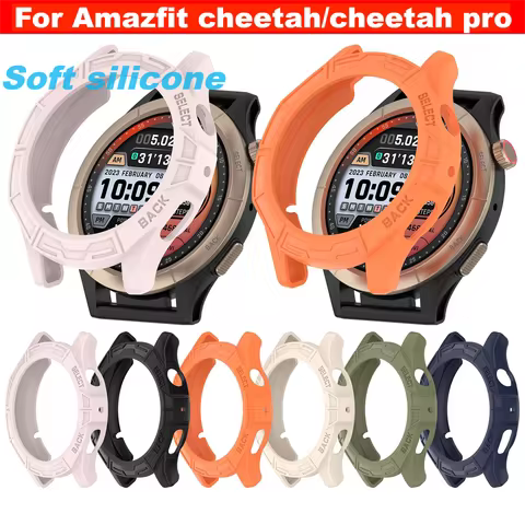 Soft silicone case For Amazfit cheetah/Amazfit cheetah pro Smart Watch Bumper Screen Protector Smart