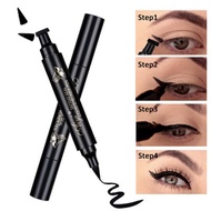 Double-ended Stamp Eyeliner 2 In 1 Quick Dry Triangle Makeup Eyeliner Tool Pigmented Highly Q6n8