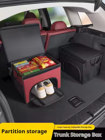 Audi S Line storage box Car trunk large capacity Foldable storage box shoe storage organizing box Fo