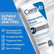 CERAVE MOISTURIZING CREAM FOR NORMAL TO DRY SKIN 8 oz. (236 ml.)