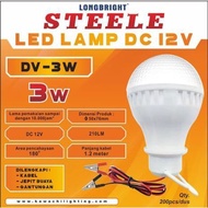 LED BALL DC 12V DV 3W, 5W, 9W, 12W STEELE