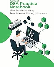 DSA Interview Practice Notebook: 170+ Coding Problems Layout | Track Patterns, Mistakes, and Solutio