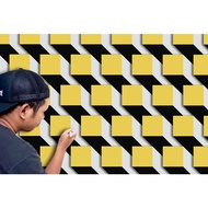 3d Wall Paint Pattern / 3 Dimensional Wall Paint Mall / 3D Paint Mold Not Wallpaper Wall Stickers