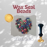 Wax Seal Beads | Matte Pearl Metallic | Ready Stock | Octagon Wax Beads | Wax Stamp