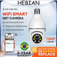 CCTV Wireless Outdoor Wifi Security Camera IR Color Night IP Camera E27 Bulb CCTV V380 pro kamera