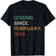 60th Anniversary Legend From February 1966 60th Birthday T-Shirt