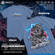 4 Stroke Engine High Racing T-Shirt 4 Stroke Four Stroke Motorcycle Distro Shirt Herex TULSA KING Au