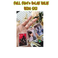 GANTUNGAN NO PO Custom Keychain FULL FHOTO DIFFERENT SIDES/ KEYCHAIN 1 DAY ANNIVERSARY