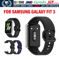 Tali Jam Tangan Strap Silikon Silicone Wristband For Samsung Galaxy Fit 3