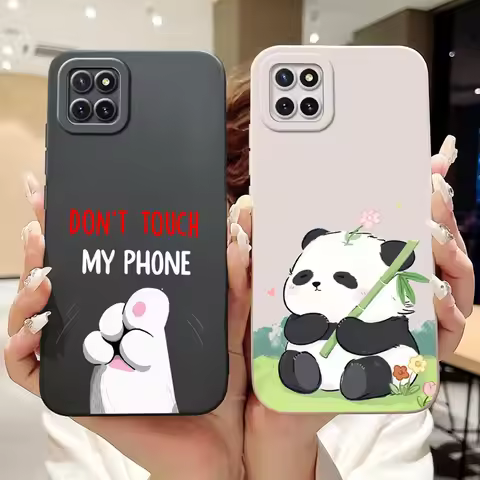 For Samsung Galaxy Note 10 Lite Lens Protective Case For Samsung A81 Note10 Lite Cute Cartoon Soft S