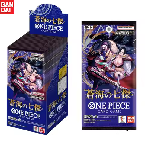 New BANDAI ONE PIECE Card Game The Azure Sea's Seven OP-14 Booster BOX TCG Collection Card Japanese
