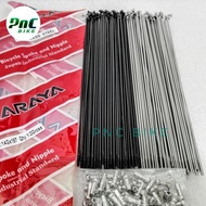 A Pair of BMX Spokes 20 Stainless Steel Bicycle Spokes 20 Spokes 187 mm Plus Nipple