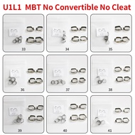 4 Pcs/Pack Dental Orthodontic Molar Band With U1L1 Single Tube MBT 022 No-Convertible Buccal Tube Wi