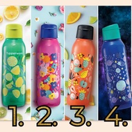 Ready Stock! TUPPERWARE Artz Series Water Bottle 750ml Fliptop [1] Green / [2] Pink / [3] Orange / [4] Blue