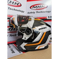 ✘┋MHR FLIP UP DOUBLE VISOR FULLFACE HELMET