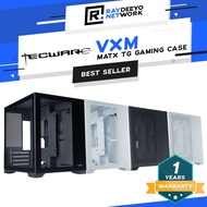 Tecware VXM TG MATX Gaming Case [Front Panel TG/Front Panel Mesh]