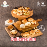 ROTI DELICUTE BUN (ROTI UNYIL) 24 PCS - TIDAK BISA PILIH RASA (ROTI DIKIRIM RANDOM) | DALAM BOX