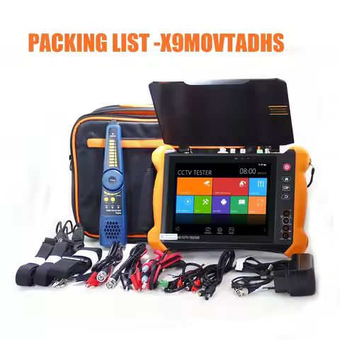 X9ADHS X9MOVTADHS 8inch CCTV Tester Monitor CCTV HD 1080P IP Camera Wifi Tester POE UTP 8MP AHD 8MP