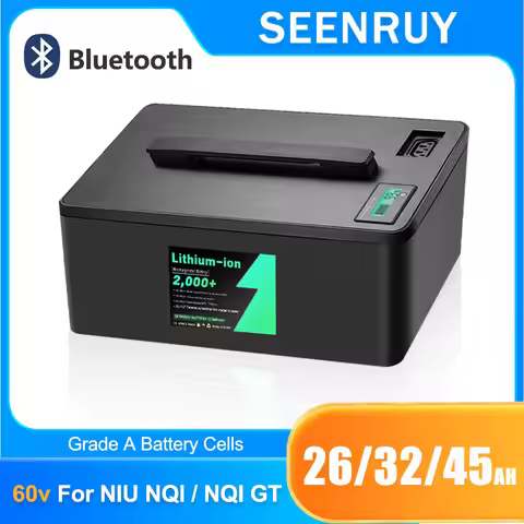 NIU Original Replacement Li-ion Battery Pack 60v 26Ah 32Ah 45Ah For NIU Motorcycle NIQ NIQ GT + 5A C