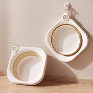 MH家居 寶寶折疊臉盆 寶寶洗臉盆 洗屁屁 寶寶洗腳盆 新生兒用品