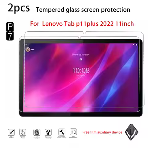 2pcs Tablet Tempered Glass Screen Protector for Lenovo P11plus/P11 11inch XiaoxinPad2022 M10Plus 3rd