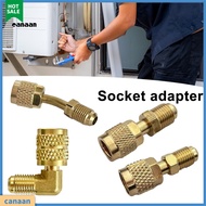 canaan|  Brass Adapter Brass Sleeve Connector Brass Refrigerant Adapter for R32/r454b Ac Corrosion-r