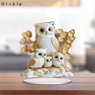 Dickly 2D Flat Owl Acrylic Sign Animal Decorative Plaque for Desk Shelf Bedroom