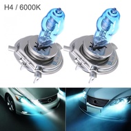 2pcs H4 100W ánh sáng trắng đèn pha xe hơi siêu sáng hod Xenon đèn Halogen
