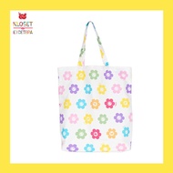 Kloset &amp; Etcetera Sunny Flower Easy Tote Bag / L กระเป๋าถุงผ้าสะพายไหล่ ขนาดใหญ่