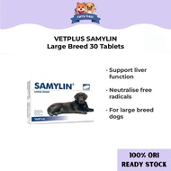 VETPLUS SAMYLIN Large Breed 30 Tablets Liver Supplement For Dogs