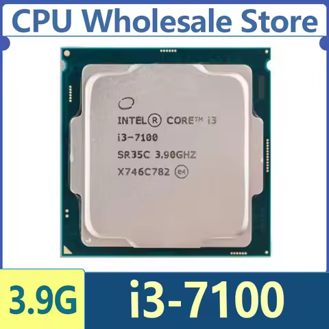 Intel Core i3-7100 i3 7100 3.9 GHz Used Dual-Core Quad-Thread CPU 3M 51W LGA 1151