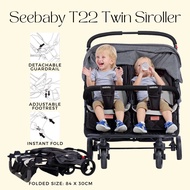 Seebaby T22 Double Stroller Twins Pram Side by Side