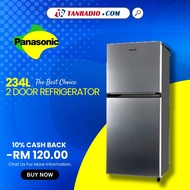 PANASONIC 262L 2-Door Top Freezer Refrigerator Fridge inverter  NR-TV261APSM - Peti sejuk 冰箱