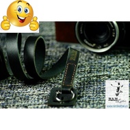 VINTAGE BLACK COW LEATHER CAMERA STRAP – R A M A2 BLACK.