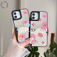 CASE CASING BLACK MIRROR PINKY BEAR COMPATIBLE FOR VIVO Y02 Y03 Y12 Y15S Y16 Y17S Y19S Y20 Y21 Y22 Y
