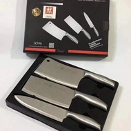 Zwilling stainless steel kitchen knife ชุดมีดครัวสแตนเลสชุดมีดครัวครบชุดมีดชุดครัว