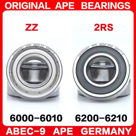 2pcs ABEC-9 bearing 6000 6200 6001 6201 6002 6202 6003 6203 6004 6204 6005 6205 6006 6206 6007 6207 