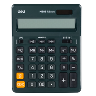 เครื่องคิดเลข Deli EM888 Black