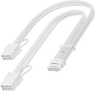 Fasgear PCI-e 5.0 12VHPWR Extension Cable,30cm/1ft 16(12+4)Pin Male to PCIE 2x8(6+2)Pin Female Sleev