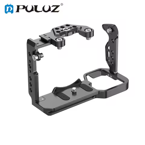 PULUZ Metal Camera Cage Protection Case for Sony A7M4 A7R3 A7M3 A6700 A6500 A6400 A6300 ILME-FX30 FX