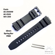 Tali jam sesuai untuk Casio G-Shock AE-2000W, AE-2100, WV-200 saiz 16mm (Free Spring Bar)
