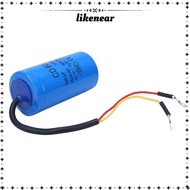LIKENEAR CD60 Start Capacitor, Wire Included 250VAC CD60 Run Capacitor, Durable 500uF Round Capacito