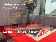 GELAS POLOS 12 14 DAN 16 OZ 7 GRAM 18 OZ 8 GRAM 22 oz 50 GELAS