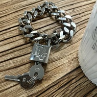 DIOR 龐克風掛鎖手鍊