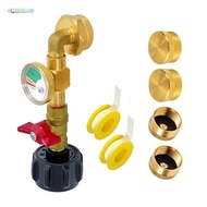 [mulstore] Propane Refill Adapter Kit: Easy 1 lb Tank Refill with Gauge
