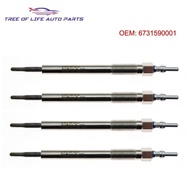 1/2/4X 5V Glow Plug 6731590001 For Ssangyong Tivoli D16F 2015 2016 2017 2018 2019+ XLV SUV 2016+ 1.6